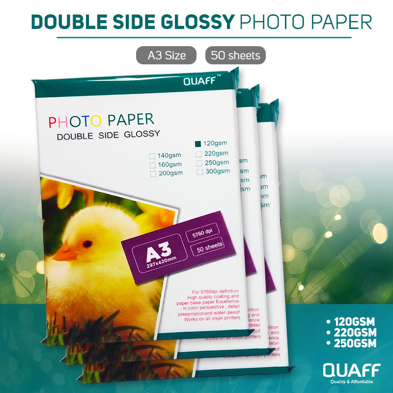 Double Sided Photo Paper Glossy A3