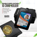 Double Sided Leather ID Card Holder - 5pcs per pack