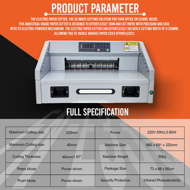 Electric Ream Cutter 13inch FN-E33OS