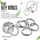 Key Ring Flat // Split (100pcs/pack)
