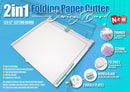 2in1 Folding Paper Cutter Scoring Board