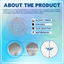 Holographic film for Button Pin for 58mm (50pcs/pack)
