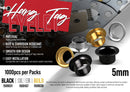 HANG TAG EYELET 5MM -Black-(1000pcs/pack)