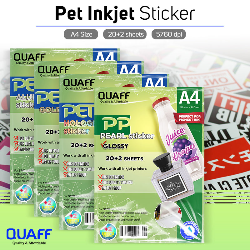 PET Inkjet Sticker