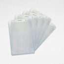 5 Pcs A6 Id Card Holder Case With Zip Lock Waterproof Vertical