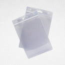 5 Pcs A6 Id Card Holder Case With Zip Lock Waterproof Vertical
