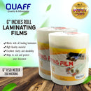 Quaff Laminating Film Roll 4inch/6inch/9inch/12inc
