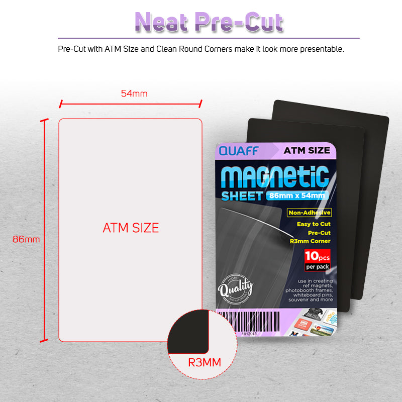 Magnetic Sheet ATM Size (10sheets)