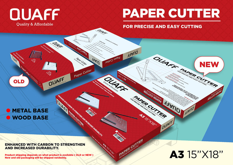 Quaff Paper Cutter Wood and Metal