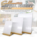 Sublimation Metal Sheet with Bamboo Stand