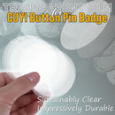 Transparent film for CUYI button pin badge 2.25 / 1.75 / 3 Inch (100pcs/pack)