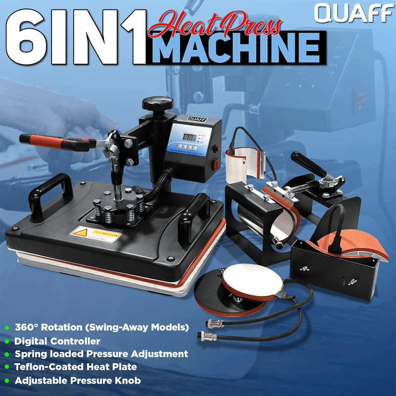 Quaff 6IN1 Heat press Machine🆕