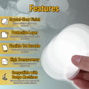 Transparent film for CUYI button pin badge 2.25 / 1.75 / 3 Inch (100pcs/pack)