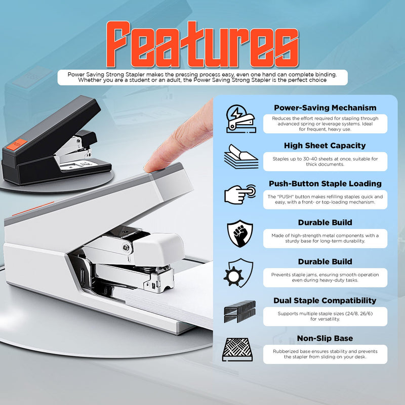 Power Saving Strong Stapler