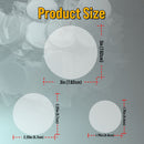 Transparent film for CUYI button pin badge 2.25 / 1.75 / 3 Inch (100pcs/pack)