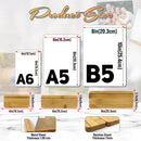 Sublimation Metal Sheet with Bamboo Stand