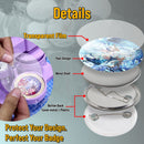 Transparent film for CUYI button pin badge 2.25 / 1.75 / 3 Inch (100pcs/pack)