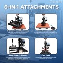 Quaff 6IN1 Heat press Machine🆕