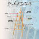 1.5 Meters Display Stand Art Supplies Sketch Wooden Frame