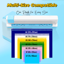 30-Hole Manual Paper Punch Binder (Max 3 sheets)