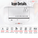 CUYI 20L Automatic Paper Shredder Machine A4 12 Sheets 🆕