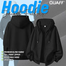 QUAFF 300GSM Hoodie Jacket Full-Zip BLACK