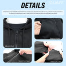 QUAFF 300GSM Hoodie Jacket Full-Zip BLACK