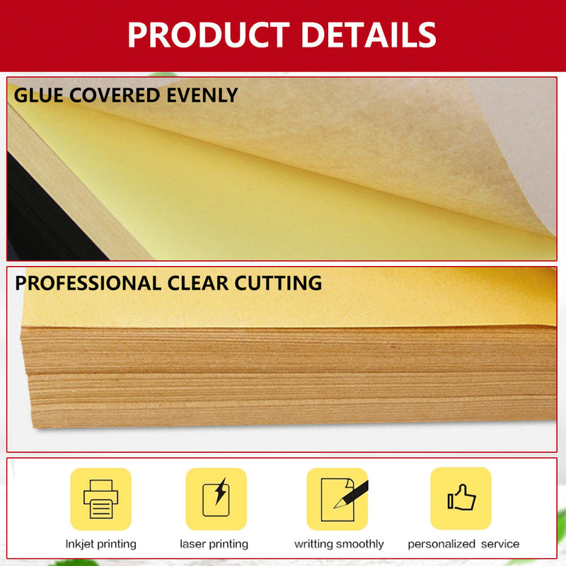 Kraft Sticker Paper