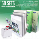 Quaff PVC and PET Card SHEET