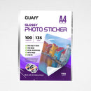 Glossy Photo Sticker A4 Size
