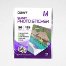 Glossy Photo Sticker A4 Size