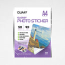 Glossy Photo Sticker A4 Size