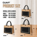 Abaca Burlap Tote Bags