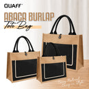 Abaca Burlap Tote Bags