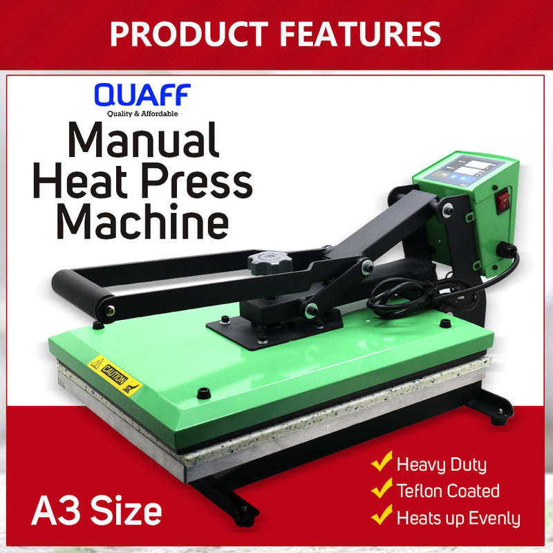 QUAFF Heat Press Green A4 / A3