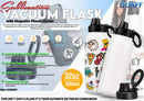 QUAFF Sublimation Vacuum Flask With Magnetic Phone Holder 32oz/1000ML