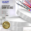 Sublimation ID Lace Shiny white（55yards/roll）