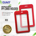 Double-side PP Card Holder 5PCS