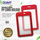 Double-side PP Card Holder 5PCS