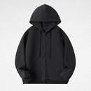 QUAFF 300GSM Hoodie Jacket Full-Zip BLACK