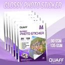 Glossy Photo Sticker A4 Size