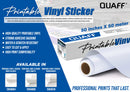 QUAFF G140 Printable Vinyl Sticker White Glossy 4.2 ft.(50in*50m)