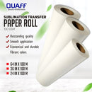 Sublimation Paper Roll 24" 36" 64" x 100m