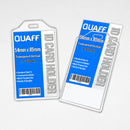 Clear ID Card Holder Vertical T-732V ID Sleeve ID Protector 54x85mm (10pcs )