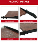 Quaff Paper Cutter Wood and Metal