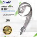 1.5cm stripe design id lace w/aluminum casing plastic hook (5PCS)