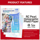 RC Pearl Holographic Photo Paper
