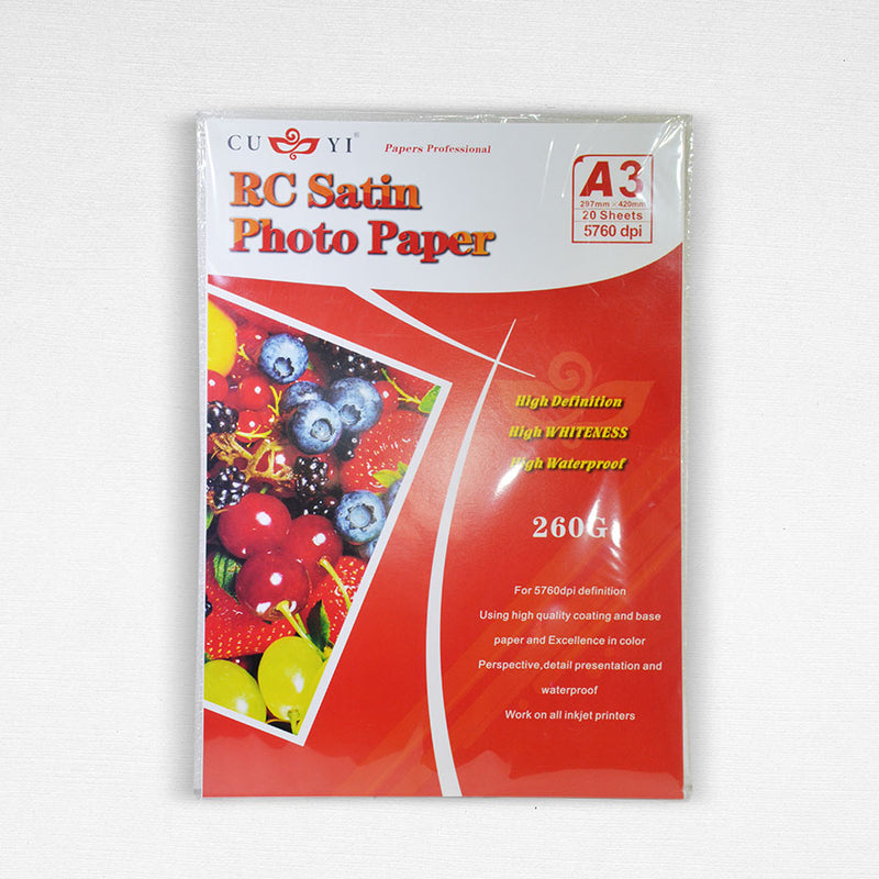 RC Satin Photo Paper