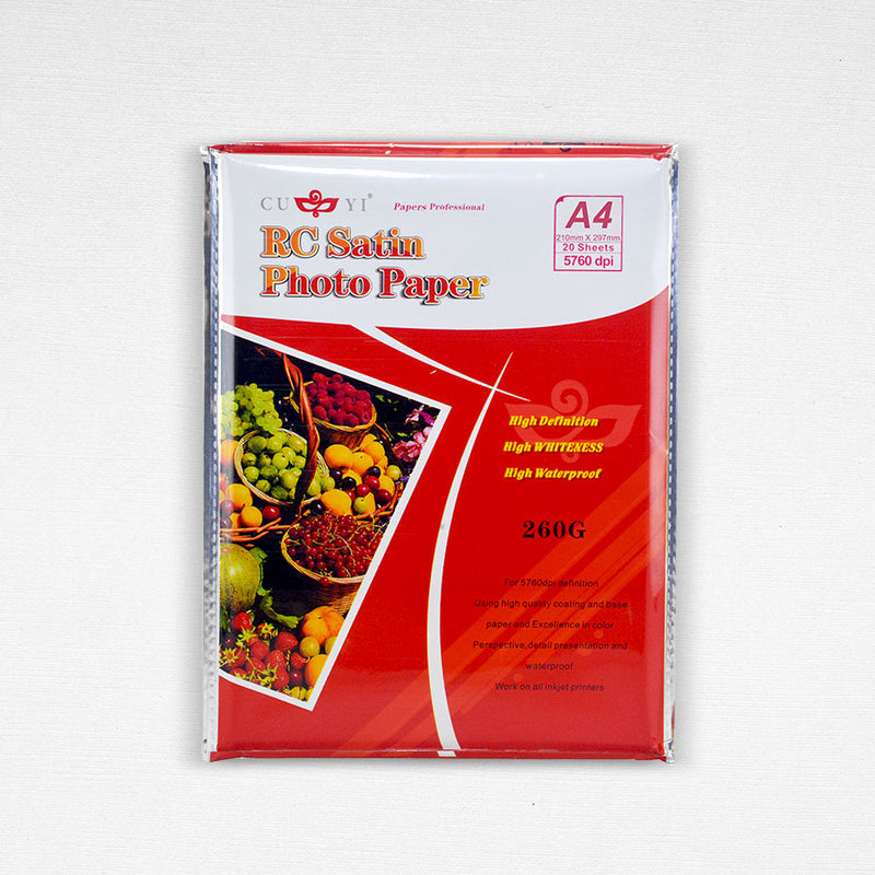 RC Satin Photo Paper