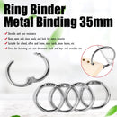 Metal Loose Leaf Book Binder Hoop Ring Handwork Multifunctional Keychain Circle Photo Album